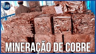 Cobre Incrível Processo de mineração extração fundição e fabricação de peças de cobre [upl. by Ramalahs]