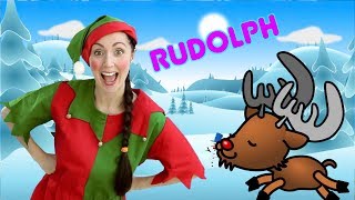 Rudolph the Red Nosed Reindeer  Christmas song for kids  Bella and Beans TV [upl. by Bozuwa]