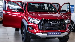 2025 Red Toyota Hilux GR Sport  in depth Walkaround 4K [upl. by Sutelc]