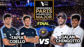 FINAL PARIS Premier Padel Major Greenweez  Coello  Tapia vs Chingotto  Galan  Highlights [upl. by Akkina]