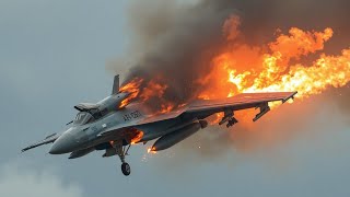 30 seconds ago For the first time a Russian F16 shot down the famous US SU34 in air combat [upl. by Auqenahc]