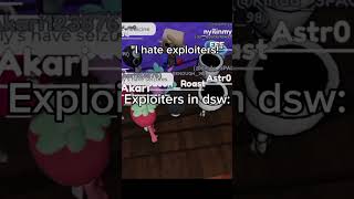 Average exploiters dsw dandysworld idkwhatever laggy [upl. by Aisilef]