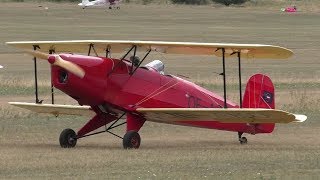 BückerTatra Bü131 Jungmann landing at Airfield Spitzerberg  OEAKD [upl. by Acimat77]