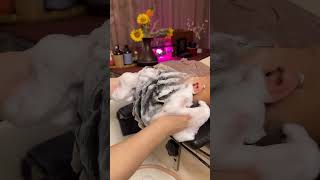 Tranquil Head amp Face Massage with Hair Wash  Spa Relaxation Therapy relaxingmassage asmrspa [upl. by Esilram880]