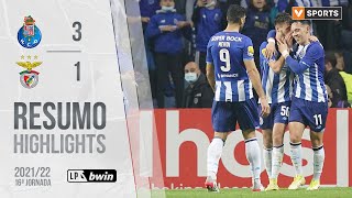 Highlights  Resumo FC Porto 31 Benfica Liga 2122 16 [upl. by Durrell586]