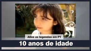 Aluninha de 10 Anos Falando Inglês Legendado [upl. by Anelram881]