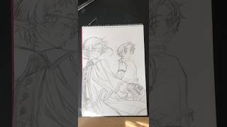 Sylphie and Rudeus mushokutensei animefanart sketching [upl. by Yaron325]