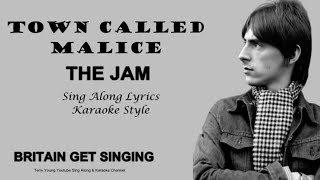 The Jam Town Called Malice Sing Along Lyrics [upl. by Carnay]