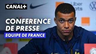 Conférence de presse de Kylian Mbappé et Didier Deschamps avant France  Luxembourg [upl. by Eliam]