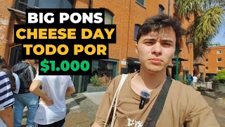 PROBANDO HAMBURGESAS POR 1000 PESOS ARGENTINOS 😱  BIG PONS CHEESE DAY [upl. by Donatelli468]