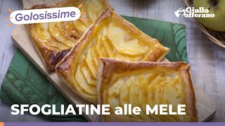 SFOGLIATINE alle MELE – RICETTA LAMPO Perfette a merenda o colazione🍏💚😋 [upl. by Ayak]