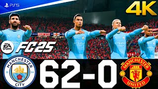 FC 25  MESSI RONALDO MBAPPE NEYMAR ALL STARS PLAYS  MAN CITY 620 MAN UNITED  PS5 4K60 [upl. by Lyle]