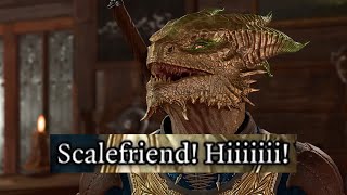 Scalefriend Hiiiiiii  Baldurs Gate 3 [upl. by Nylyram]