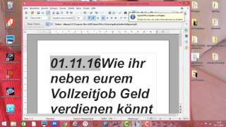 OpenOffice Datum einfügen formatieren und fixieren [upl. by Julina]