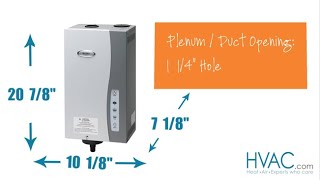 Aprilaire 800 Whole Home Steam Humidifier Overview [upl. by Nisbet323]