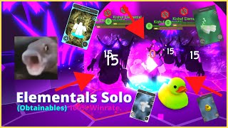 Hexaria  Fastest Kishuf Elementals Farming Deck Solo Obtainables [upl. by Montana]