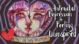 Antenatal Depression and Feeling Uninspired  HeART To HeART  Emily Artful [upl. by Ecyar354]