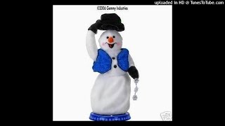 Gemmy Snowflake Spinning Snowman Audio Rip Whistling Version [upl. by Garlan]