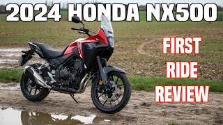 2024 Honda NX500 First Ride Review  The CB500X gets a makeover [upl. by Aleafar]