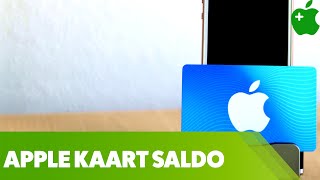 App Store saldo met een Apple tegoedkaart [upl. by Wakeen]