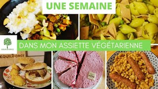 Une SEMAINE dans mon ASSIETTE VÉGÉTARIENNE  LUNDI VERT n°270 [upl. by Ynohtnacram337]