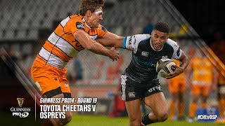 Guinness PRO14 Round 19 Highlights Toyota Cheetahs v Ospreys [upl. by Nerha]