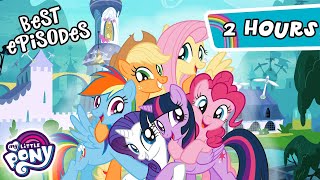 My Little Pony Friendship is Magic  FAN FAVORITE EPISODES  2 Hour Compilation  MLP Full Episodes [upl. by Akenot536]