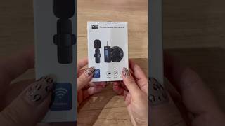 K35 PRO Wireless Lavalier Microphone lifehacksbyalena alena vlog temu [upl. by Elyrrad]