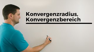 Konvergenzradius Konvergenzbereich Anschaulich Skizze Unimathematik  Mathe by Daniel Jung [upl. by Suzetta11]