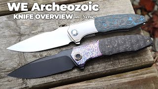 WE Archeozoic Folding Knife  5Minute Review  Atlantic Knife [upl. by Carleton828]