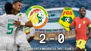 Débrief  Sénégal 2  0 Guinée  Les lions du Sénégal on fait un 3 sur 3 historique dans ce Groupe C [upl. by Sharai]