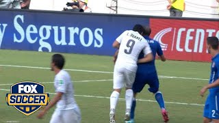 22nd Most Memorable FIFA World Cup Moment Suarez bites Chiellini  FOX SOCCER [upl. by Nyrahtak103]