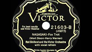 1928 Nat Shilkret  Nagasaki Frank Crumit vocal [upl. by Eidualc]