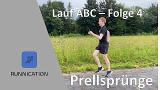 Lauf ABC  Laufstil verbessern  Teil 4 Prellsprünge [upl. by Eninnej]