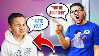 Youre ADOPTED PRANK On Little Brother emotional HE CRIED  MindOfRez [upl. by Chandless]