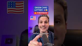 🇺🇸☘️ Green Card Lottery AVOID 3 MISTAKES [upl. by Naehgem]