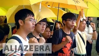 Hong Kong prodemocracy activists hold mock election [upl. by Aliuqahs]