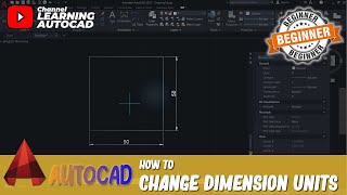 AutoCAD How To Change Dimension Units [upl. by Etteyniv]