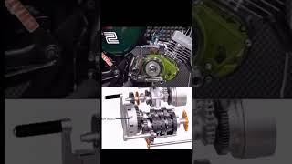 Bike engine working 3D animation 3ddesignsoftware automobile cad359 mechanical [upl. by Yennej]