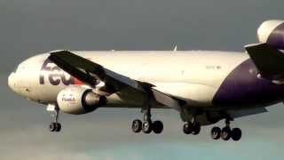 FedEx N321FE MD1030 Landing Portland Airport PDX [upl. by Ecaj]