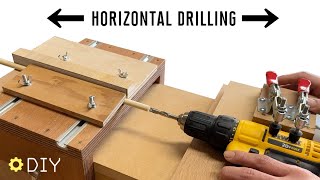 Making a horizontal drilling machine  Precision 10X Jig Series 2nd [upl. by Nameerf]