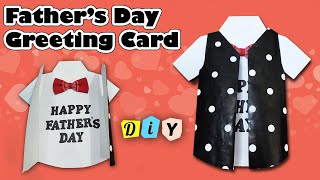 DIY Fathers day card \ handmade card for fathers day \ father day craft \ greeting card  DIY Dazzle [upl. by Eelime820]