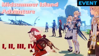 Genshin Impact 33 Midsummer Island Adventure No Commentary Gameplay [upl. by Evante330]