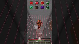 Laser Pit vs Armor Survive meme minecraft minecraft [upl. by Gotthard]