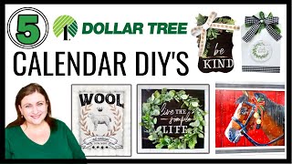 DOLLAR TREE CALENDAR DIYS UNSING NEW DOLLAR TREE CALENDARS DOLLAR TREE HIGH END FARMHOUS DIY [upl. by Eiffe]