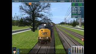 Trainz 12 railfanning on the CSX metro sub [upl. by Lemhaj237]