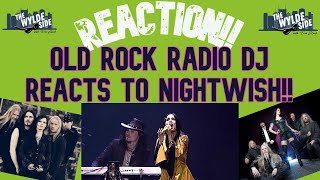 REACTION Old Rock Radio DJ REACTS to NIGHTWISH ft quotOver the Hills and Far Awayquot LIVE [upl. by Gordie95]