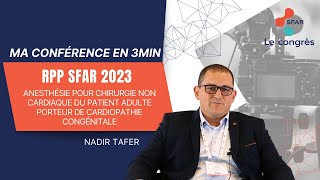 RPP SFAR 2023  anesthésie pour chirurgie non cardiaque du patient adulte porteur de [upl. by Silecara625]