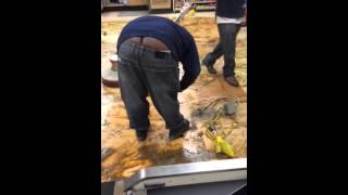 Electrician gets shocked and has plumbers crack [upl. by Laureen]