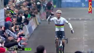 Cyclocross Mathieu van der Poel recovery ride in Loenhout analysed [upl. by Akinam]